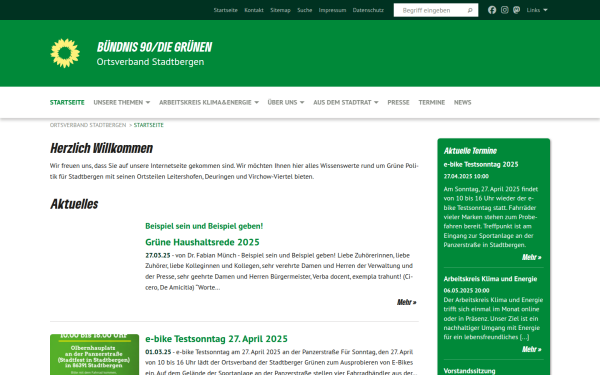 gruenestadtbergen.de