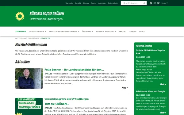 gruenestadtbergen.de