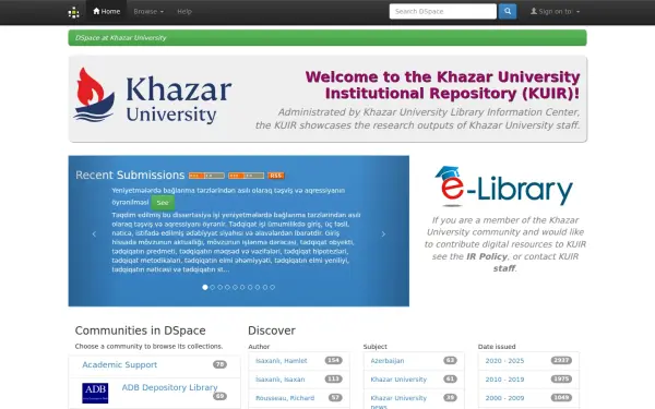 dspace.khazar.org