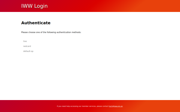 login.iww.org.uk