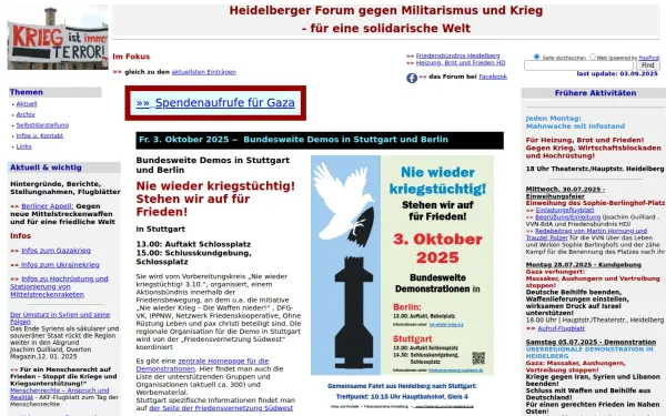 antikriegsforum-heidelberg.de