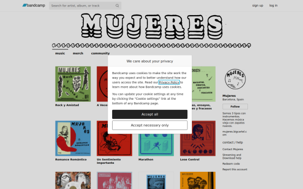 mujeres.bandcamp.com