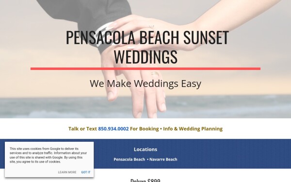 www.pensacolabeachsunsetweddings.com