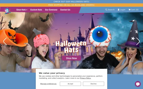 foampartyhats.com