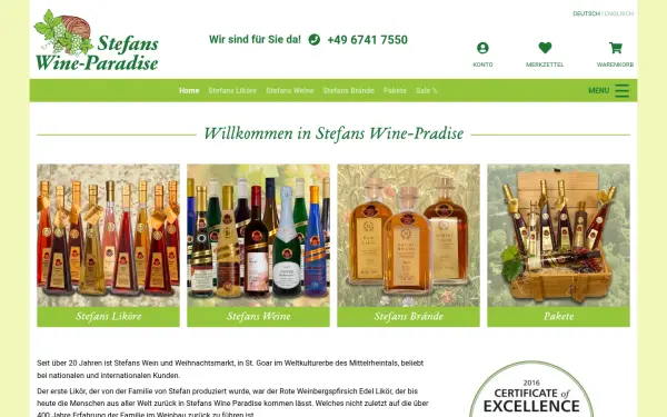 www.stefans-wine-paradise.de