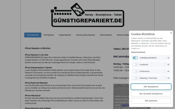 www.guenstigrepariert.de