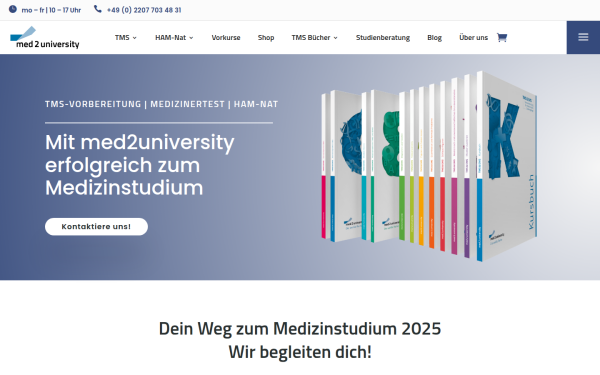 www.med2university.de