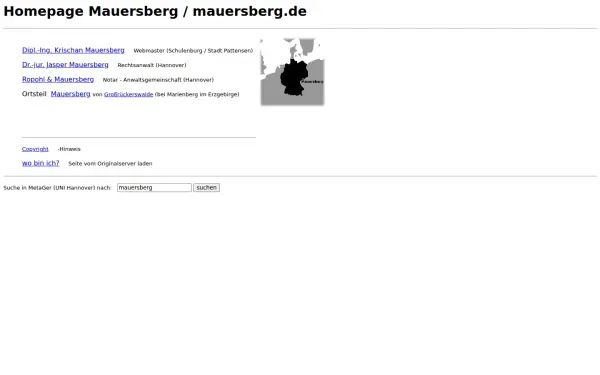 mauersberg.de