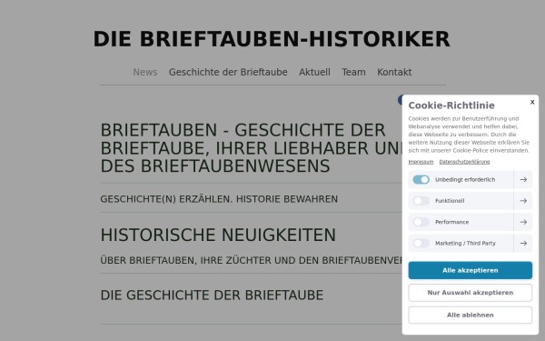 www.brieftauben-historiker.de