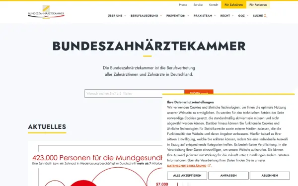 www.bzaek.de