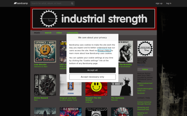 industrialstrengthrecords.bandcamp.com