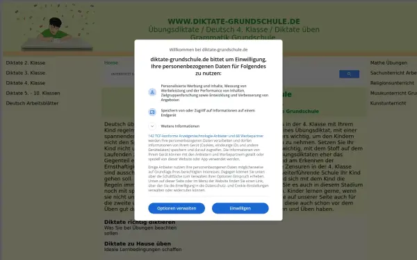 www.diktate-grundschule.de