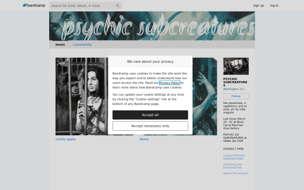 psychicsubcreatures.bandcamp.com
