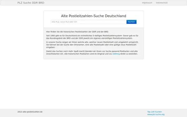 alte-postleitzahlen.de