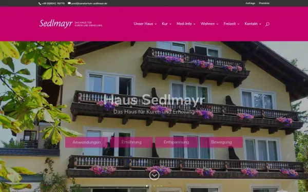 www.sanatorium-sedlmayr.de