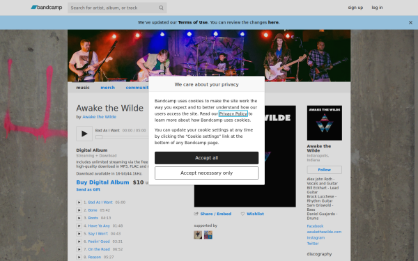 awakethewilde.bandcamp.com