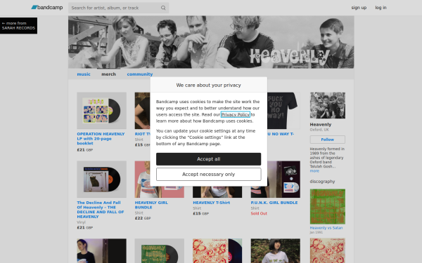 heavenly.bandcamp.com
