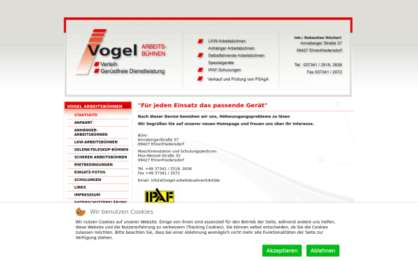 vogel-arbeitsbuehnen.de
