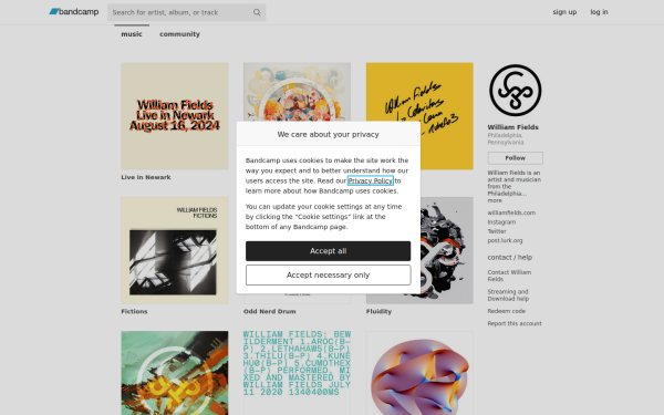williamfields.bandcamp.com