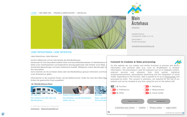 www.mainaerztehaus.de