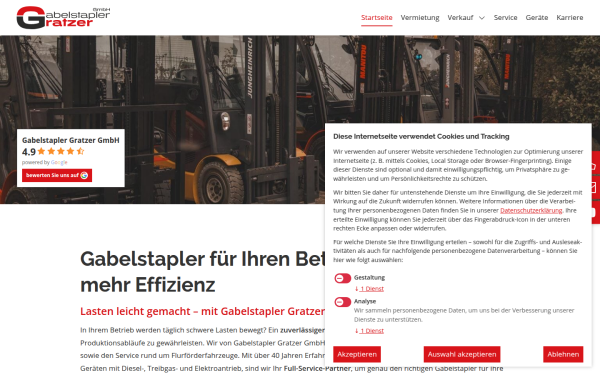 www.gabelstapler-gratzer.de