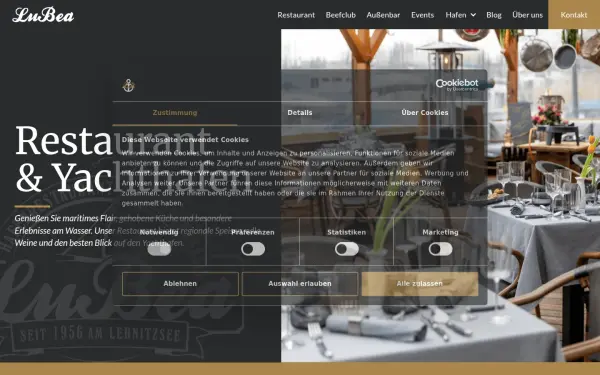 www.hafenrestaurant-lubea.de
