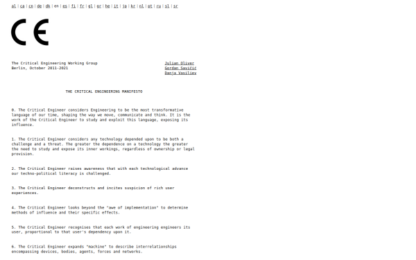 criticalengineering.org