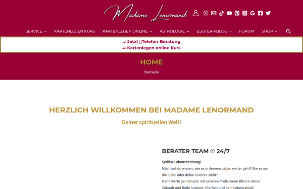 www.madame-lenormand.de