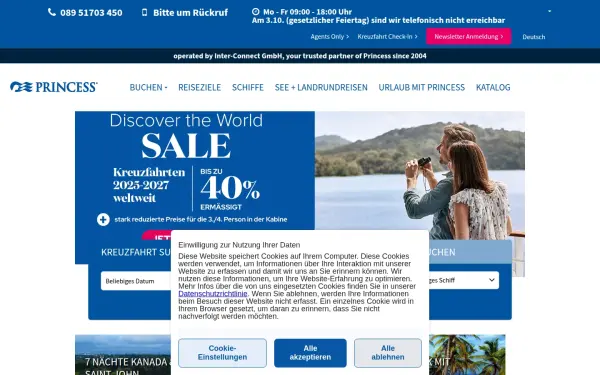 www.princesscruises.de
