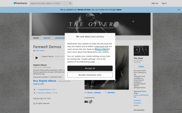 thegiverband.bandcamp.com