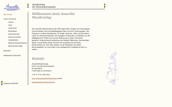 amarillis-musikverlag.de
