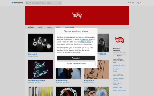 matadorrecords.bandcamp.com