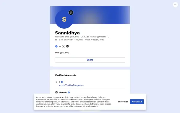 sannidhya.link