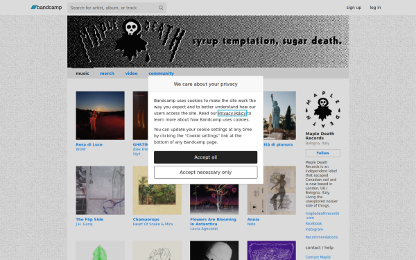 mapledeathrecords.bandcamp.com