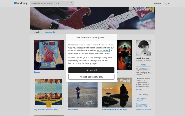 jacobgorban.bandcamp.com