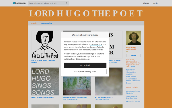 lordhugowhitedorf.bandcamp.com