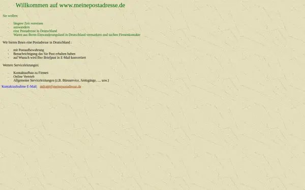 meinepostadresse.de