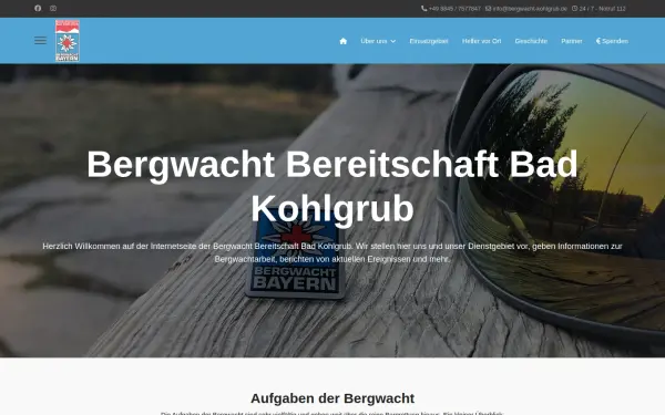 bergwacht-kohlgrub.de