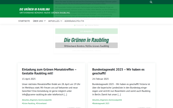 gruene-raubling.de