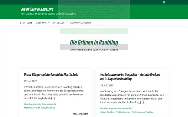 gruene-raubling.de