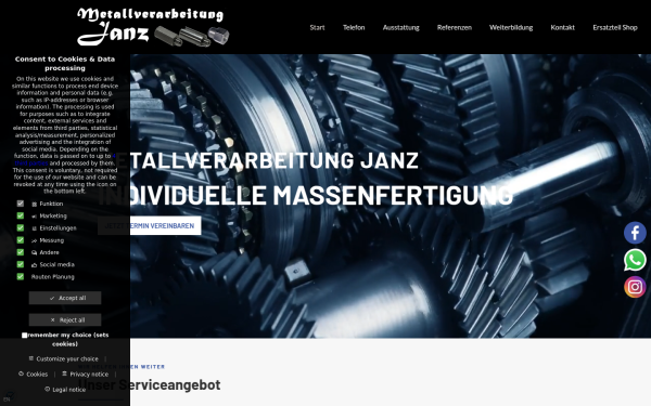 www.metallverarbeitung-janz.de