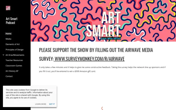 www.artsmartpodcast.com