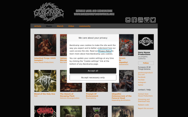 gorehouseproductions.bandcamp.com