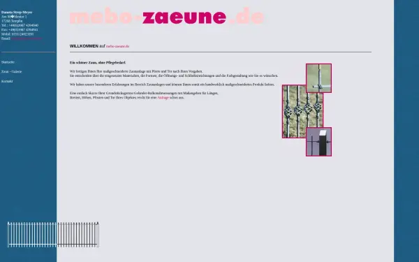mebo-zaeune.de
