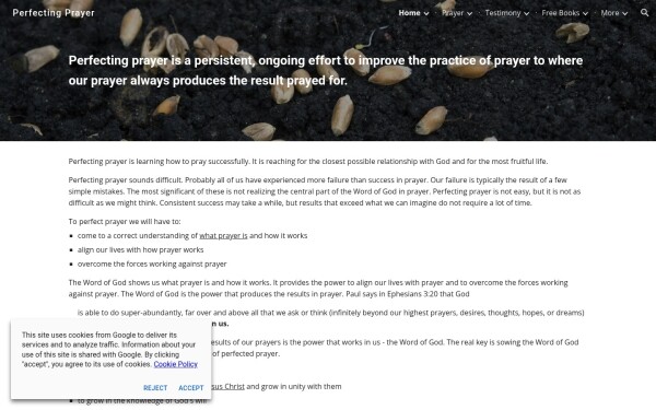 www.perfectingprayer.com