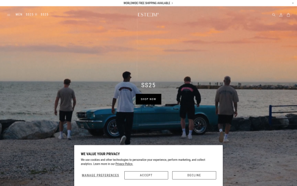 esteem-clothing.com