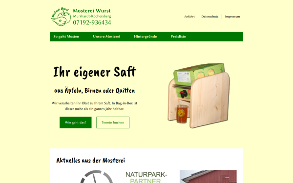 mosterei-wurst.de