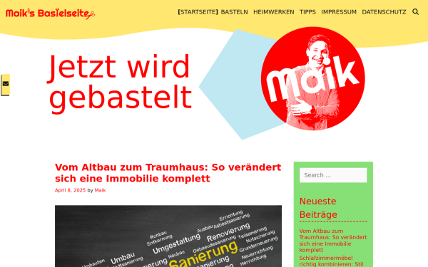 www.maiks-bastelseite.de