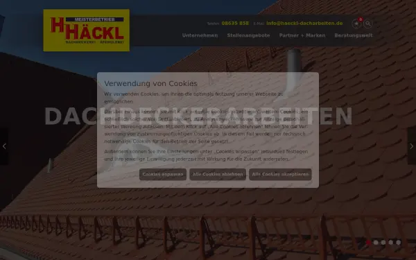 www.haeckl-dacharbeiten.de