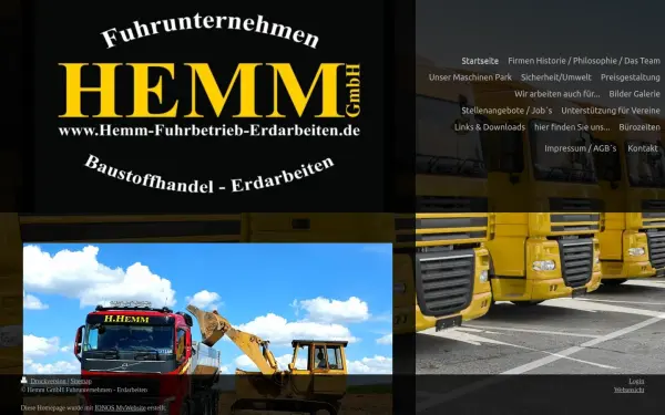 www.hemm-fuhrbetrieb-erdarbeiten.de